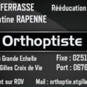 Cabinet d'Orthoptie de St Gilles Croix de Vie  Saint-Gilles-Croix-de-Vie, Orthoptiste 