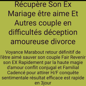 Retour affectif rapide voyant marabout guérisseur  Argenteuil, Magnétiseur